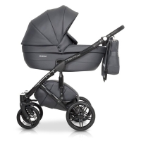 Детская коляска 2 в 1 Riko Naturo Ecco Anthracite